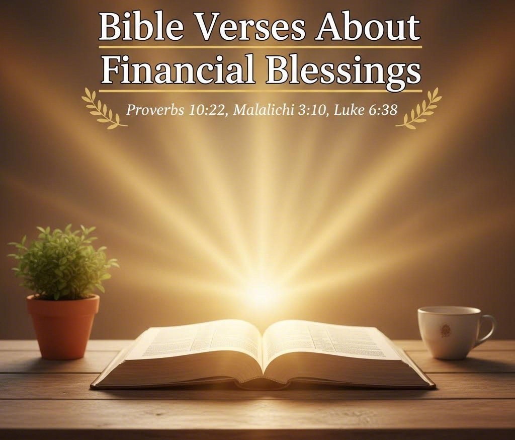 Bible Verses About Financial Blessings That Change Lives