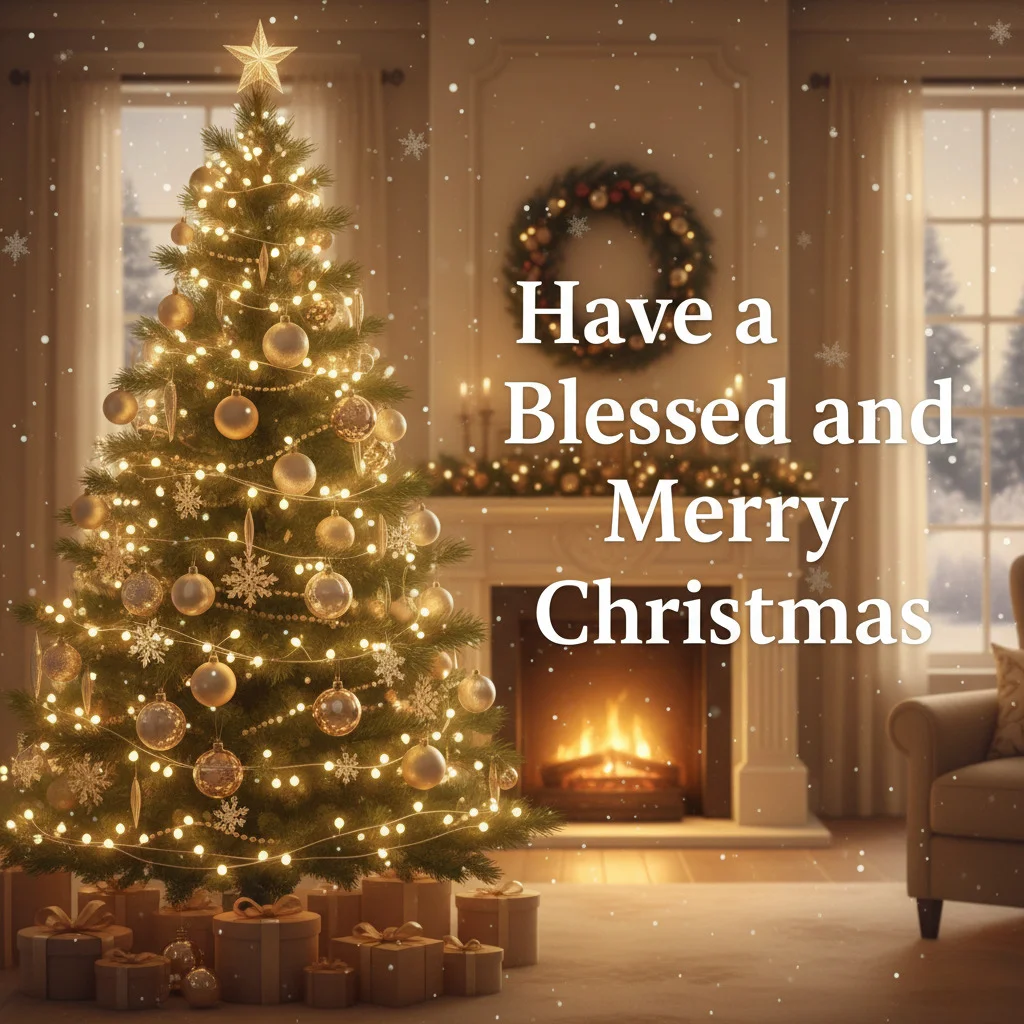 Have a Blessed and Merry Christmas