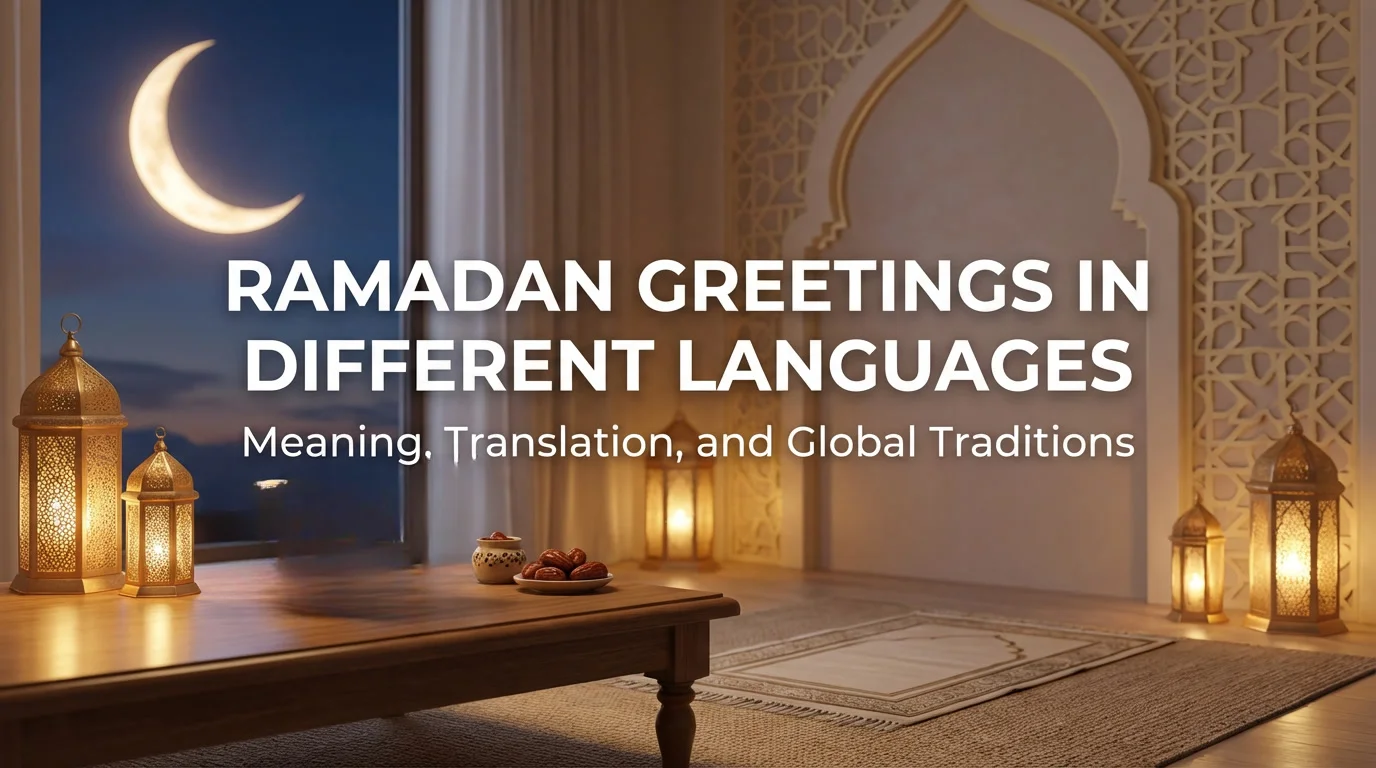 What Are Ramadan Greetings in Different Languages and Why Do They Matter